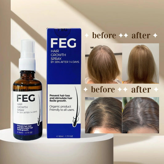 FEG Plus Hair Growth Serum - Advanced Formula for Thicker & Fuller Hair (50ml)
