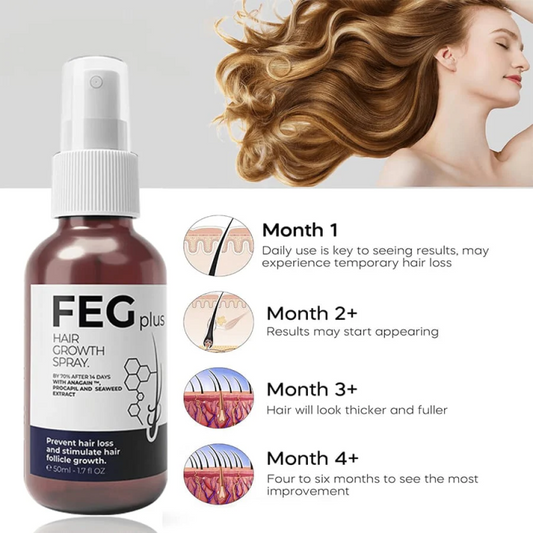 FEG Plus Hair Growth Serum - Advanced Formula for Thicker & Fuller Hair (50ml)