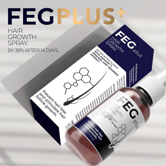 FEG Plus Hair Growth Serum - Advanced Formula for Thicker & Fuller Hair (50ml)